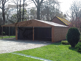 6,5x6 EXTRALINE garažas + pavėsinė